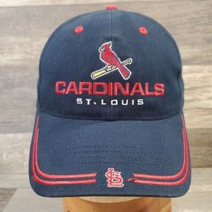 Vintage St Loyis CARDINALS Twins Enterprise Hat Cap Adjustable Strapback Blue